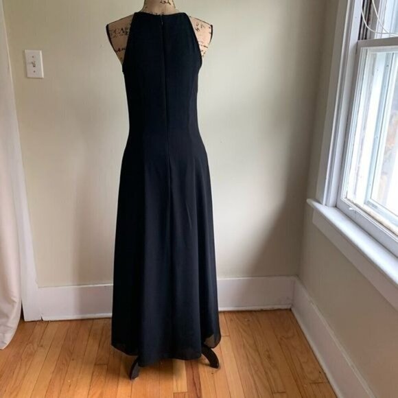 Scott McClintock black maxi dress size 8 sleeveless - Picture 12 of 12
